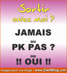 Tu veux sortir avec moi oui ou nn